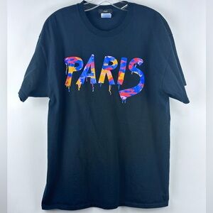 Unisex Paris France Short Sleeve Tee Shirt